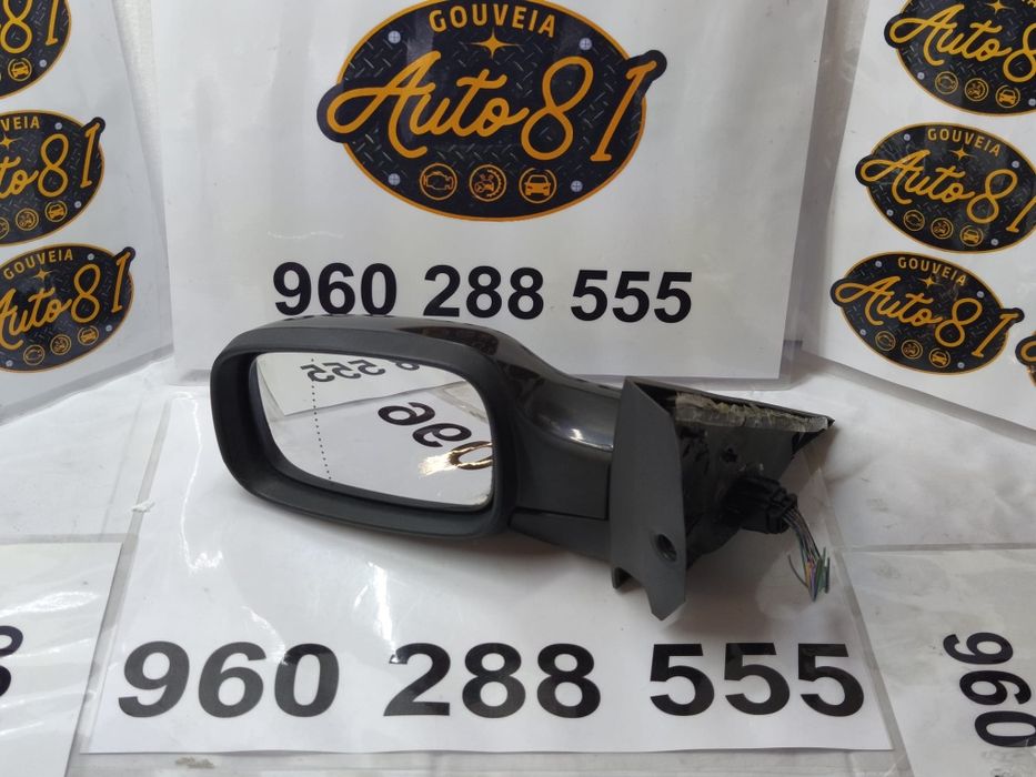 Espelho retrovisor esquerdo elétrico Renault Megane II ano 2004