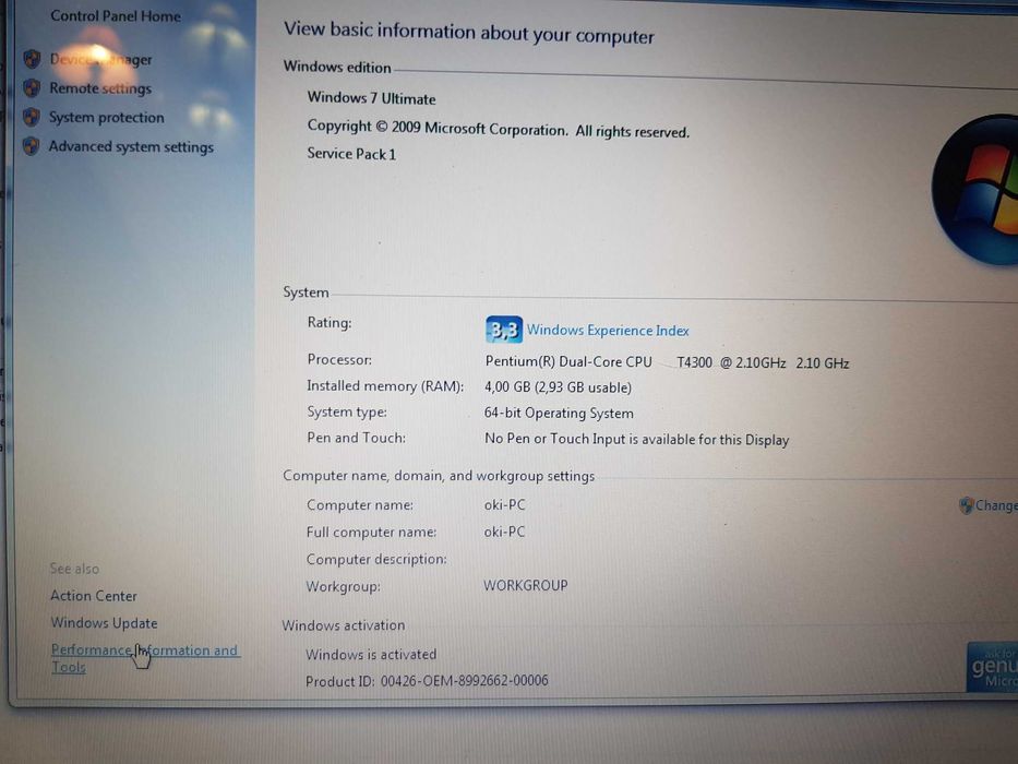 OKI Laptop without Spacebar and Loose "End" Key – Keyboard Included64739425188226124