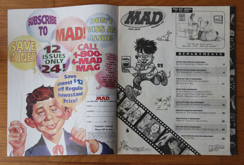 Revista MAD #394, Junho 2000 (Edição Americana)