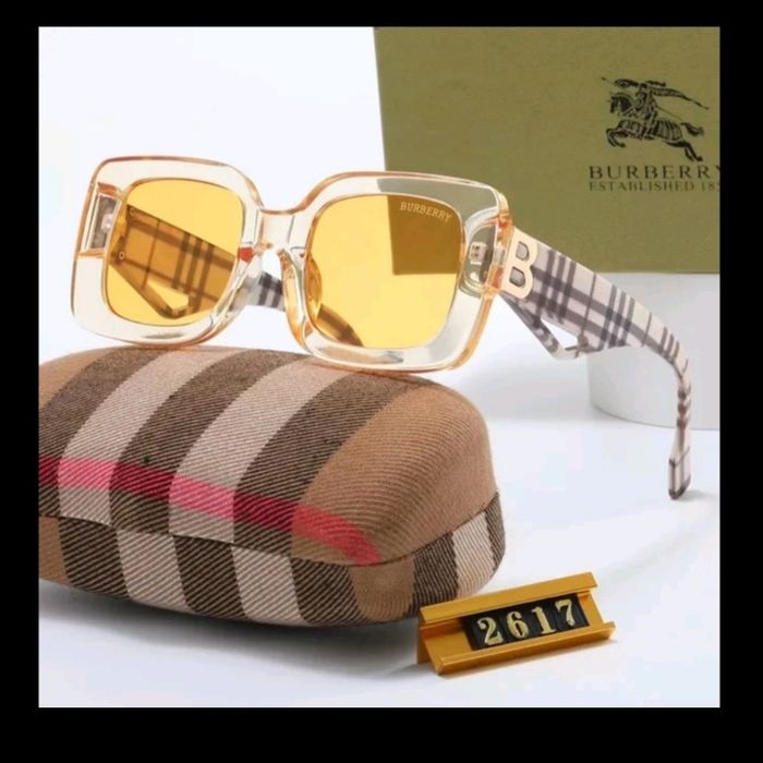 Komplet apaszka okulary damskie przeciwsloneczne  jak burberry