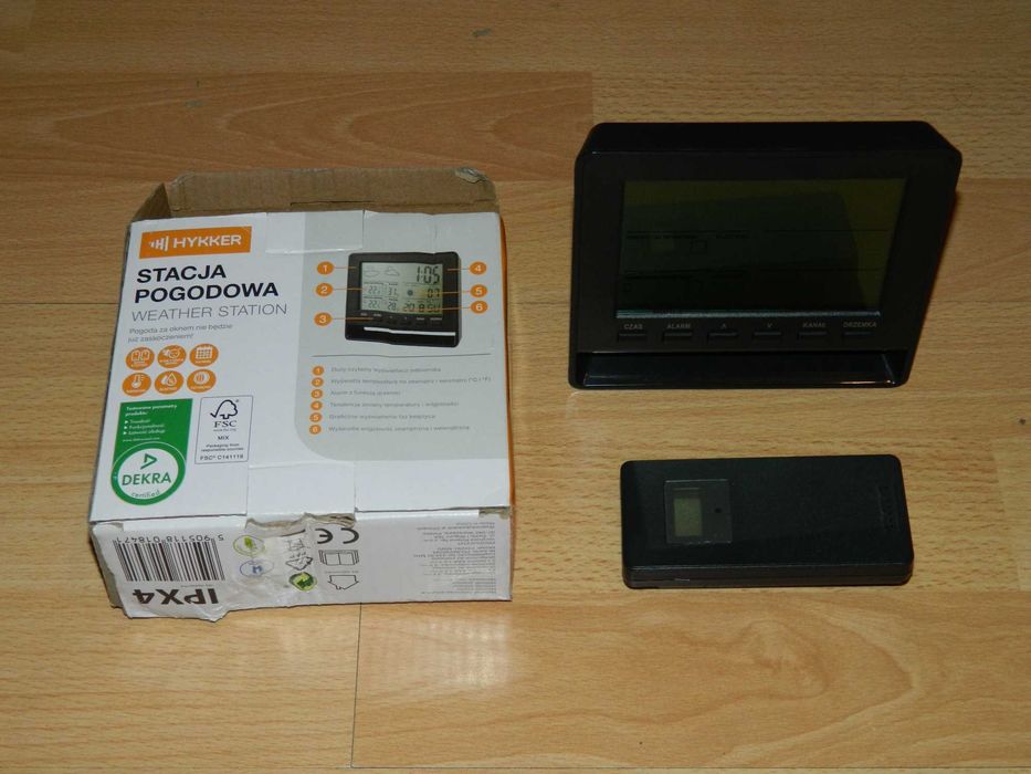 Bezprzewodowa stacja pogodowa HYKKER Nowa