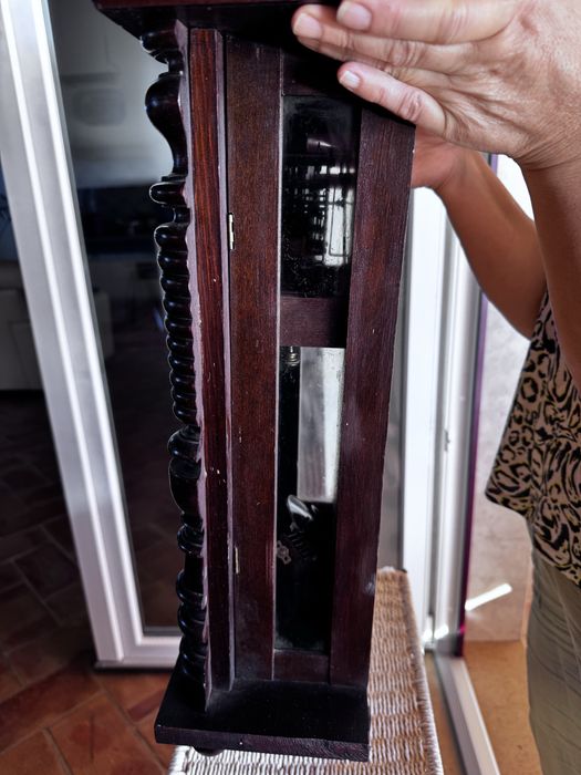 relogio de parede inglês sec. XVIII