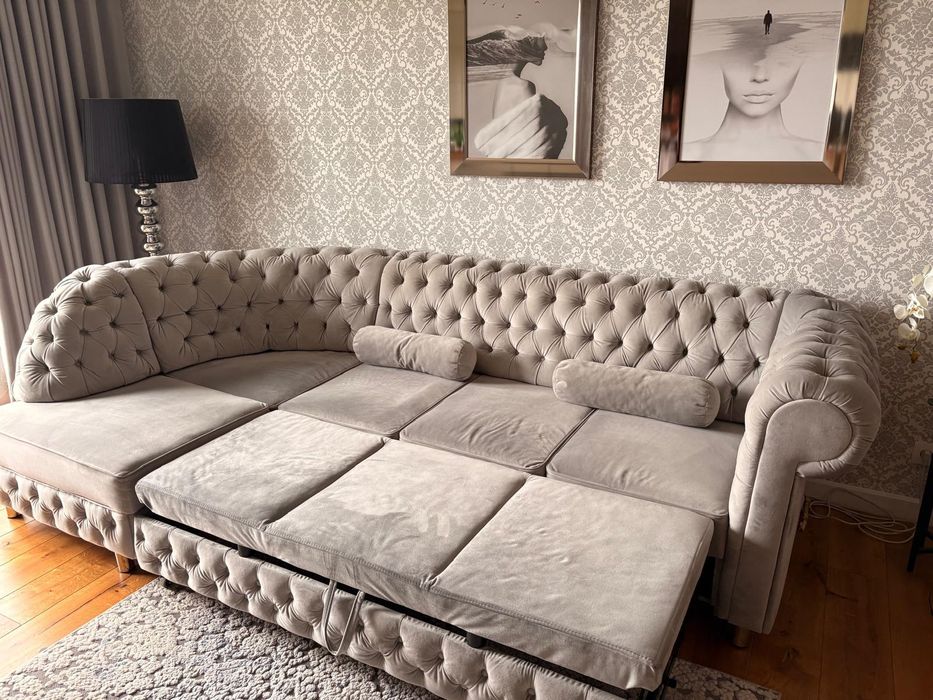 Sylowy narożnik Chesterfield