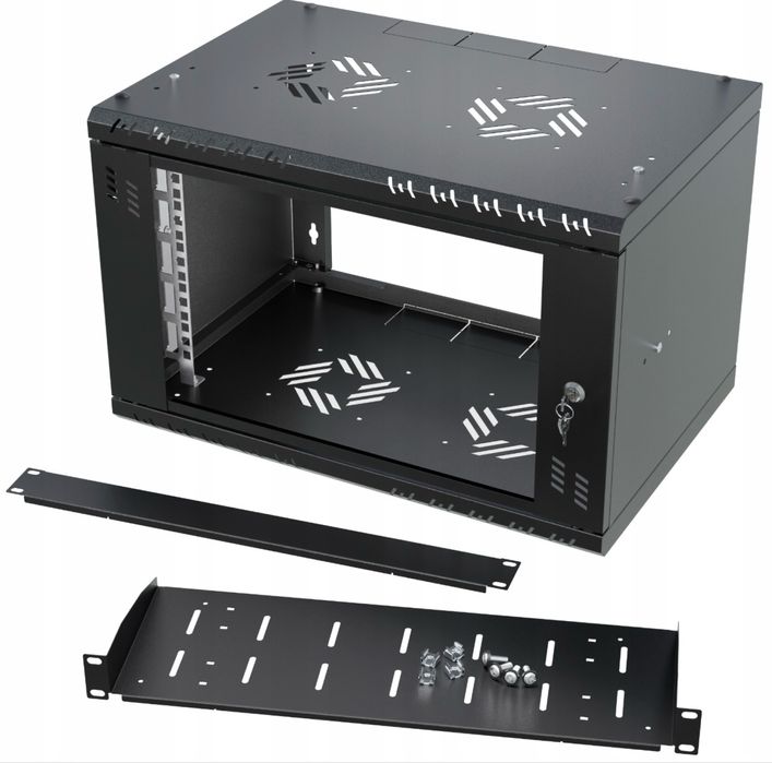 Wisząca szafa sieciowa RACK 19" 6U
