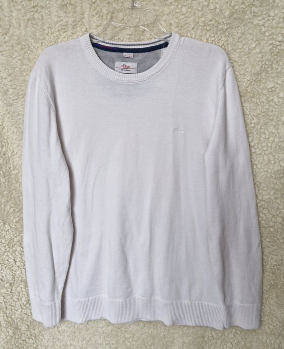 Sweter S. Oliver XXL / XL  Bawełna bdb Biały