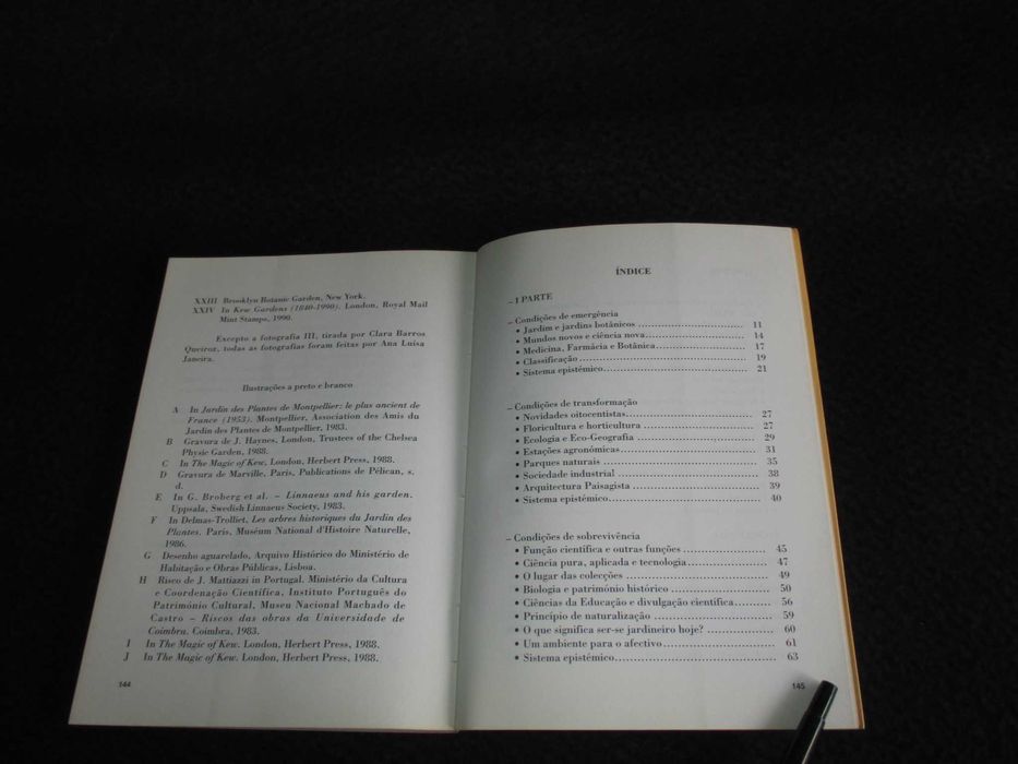 Livro Jardins do Saber e do Prazer Ana Luísa Janeira