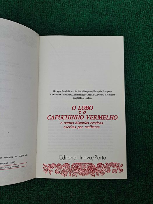O Lobo e o Capuchinho Vermelho - hist. eróticas contadas por mulheres