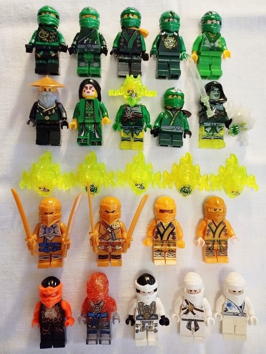 Фігурки лего ніндзяго б/у + нові