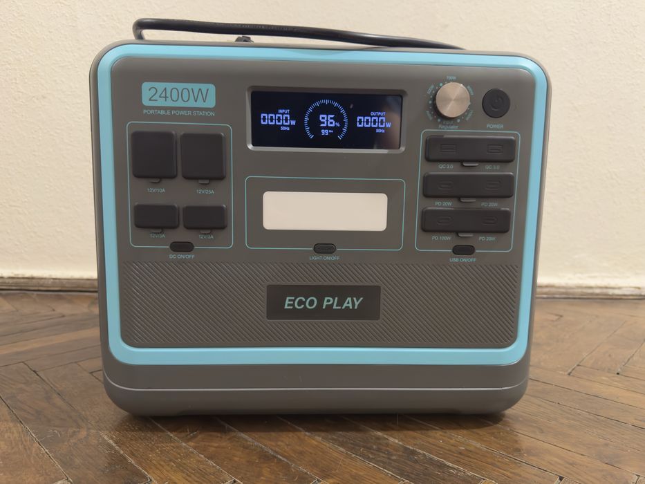 Зарядна станція EcoPlay, 2400W LiFePO4 2048Wh 2400Вт