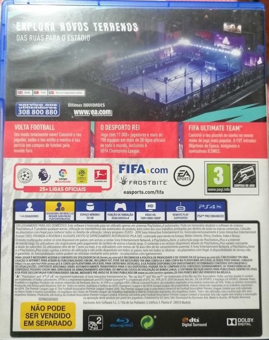 Jogos PS4 - FIFA 20 - FIFA 18 - FIFA 15