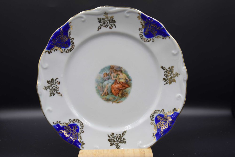 Bareuther talerze deserowe, sosjerka Bavaria 1931 - 1950 Niemcy 23 szt