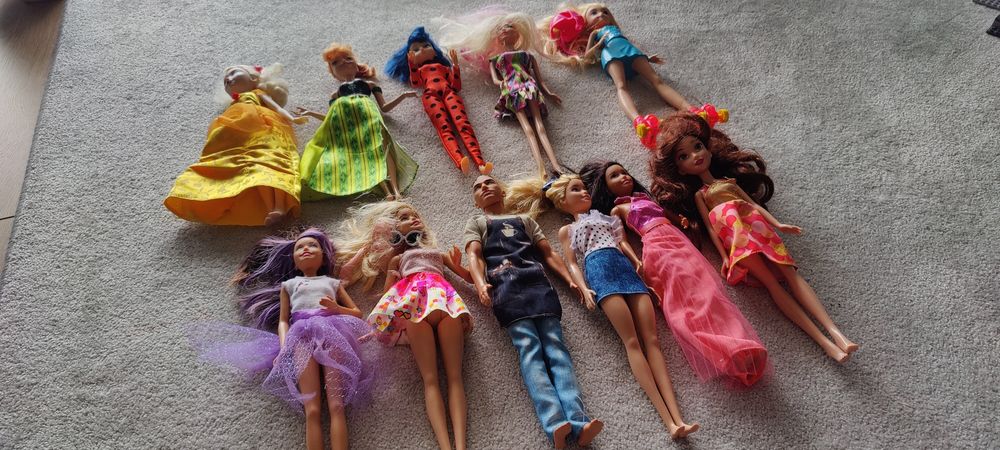 Lalki Barbie ELSA Anna Biedronka Ken