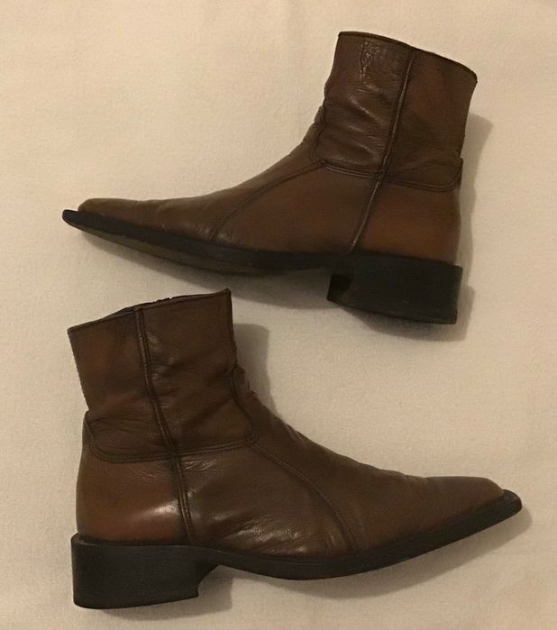 Botas em couro artesanal