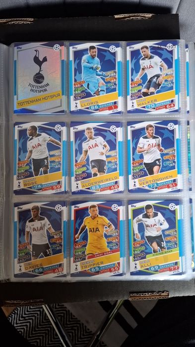 Karty Tottenham Hotspur
2016/17
Topps Match Attax 
Uefa Champions Leag