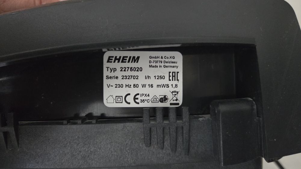 Filtr eheim 4+ do akwarium 600  2275