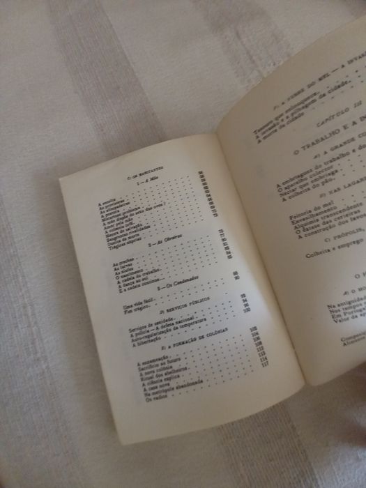 Livro antigo sobre as abelhas e o mel