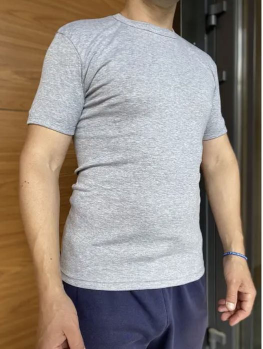 Футболка чоловіча сіра