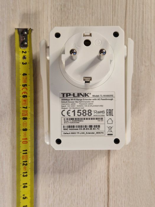 Wzmacniacz sieci bezprzewodowej / access point TP-LINK TL-WA860RE