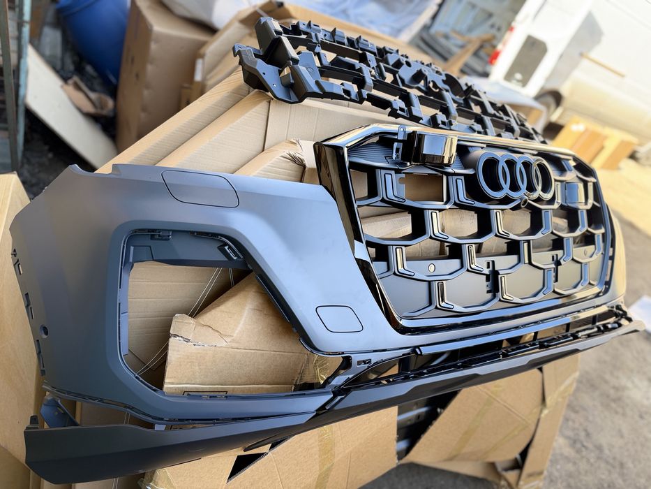 Бампер Audi Q7 2024+ ауди ку7 бампер решетка Q7 2025