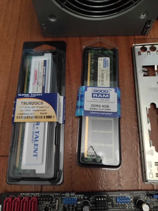 комплект P5KPL-AM/PS(775)+E6300+6Gb+блок живлення Chieftec