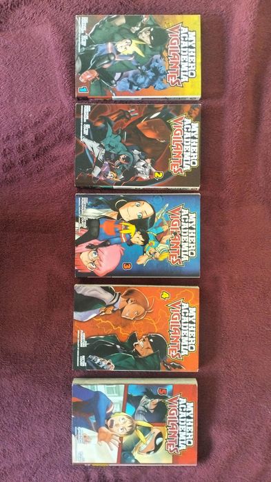 Coleção My Hero Academia Vigilantes VOL 1-5