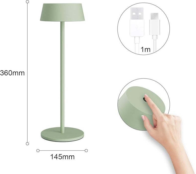 Декоративна настільна, приліжкова LED лампа-нічник  для спальні (2шт)