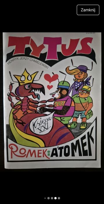 Komiksy Tytus,  Romek i Atomek 8 tomów.