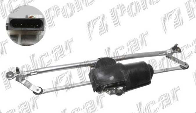Motor completo com aranhiço limpa vidros Fiat Doblo 2001 a 2010 NOVO