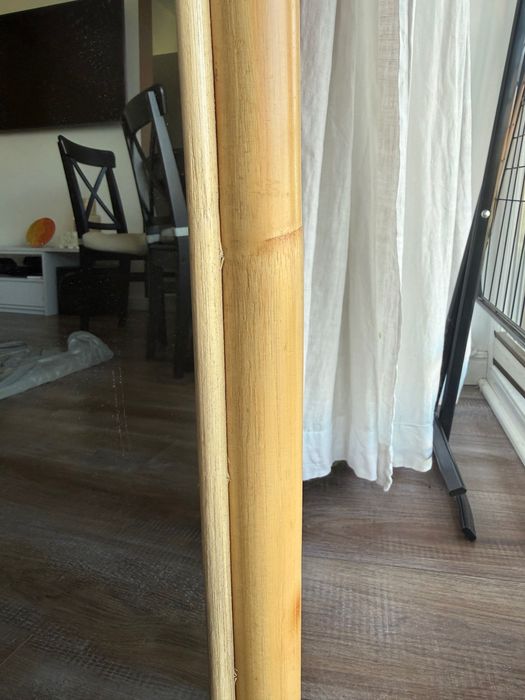 Lustro Brooklyn Boho Swing ja nowe 190 cm drewno bambus duże