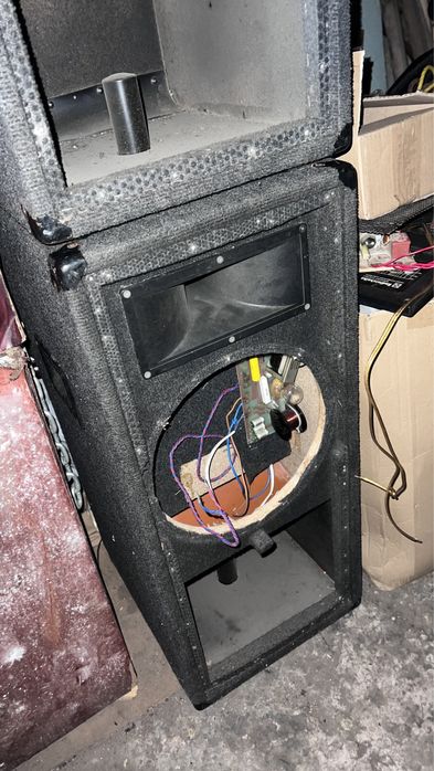 Пара короб зі стаканом під S12 динамік 30см