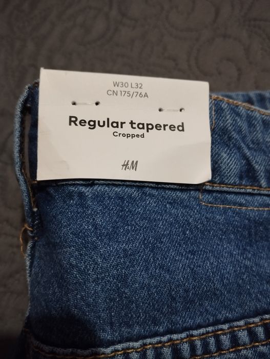 Nowe spodnie H&M Regular Tapered Cropped