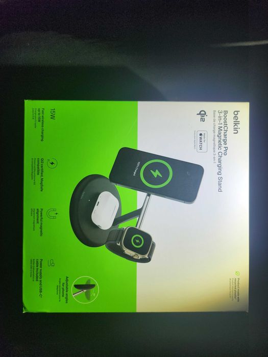 Новая Belkin Boost Charge Pro Mag Safe 3 в 1, Гарантия WIZ023ttBK