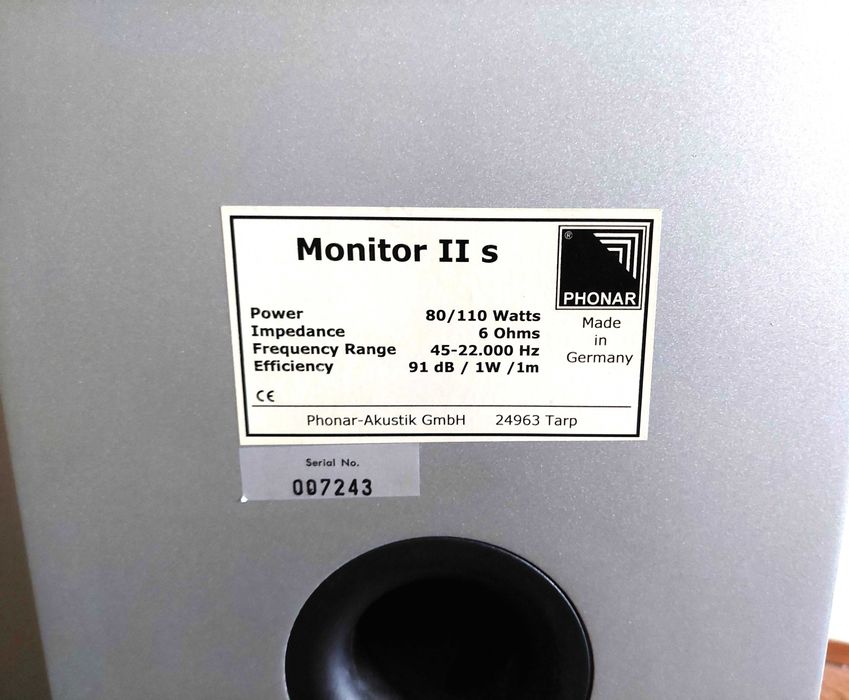 Znakomite kolumny PHONAR Monitor IIs //Seas Prestige, Monacor