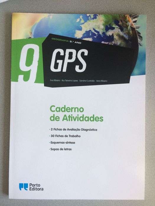 Caderno de Atividades/Bloco do Aluno - GPS - Geografia - 9.º Ano