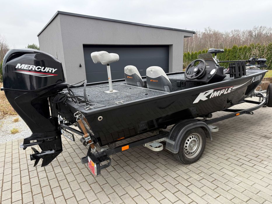 łódka wędkarska aluminiowa KIMPLE