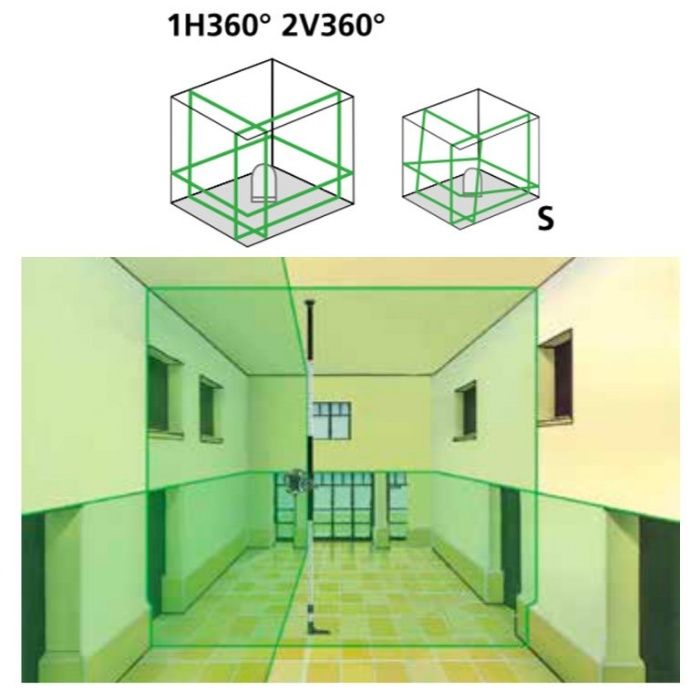 Nível Laser de cruz auto-nivelamento LASERLINER X3-Laser Pro