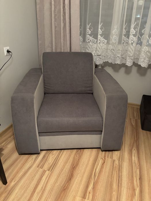NESSI Fotel wypoczynkowy szary
