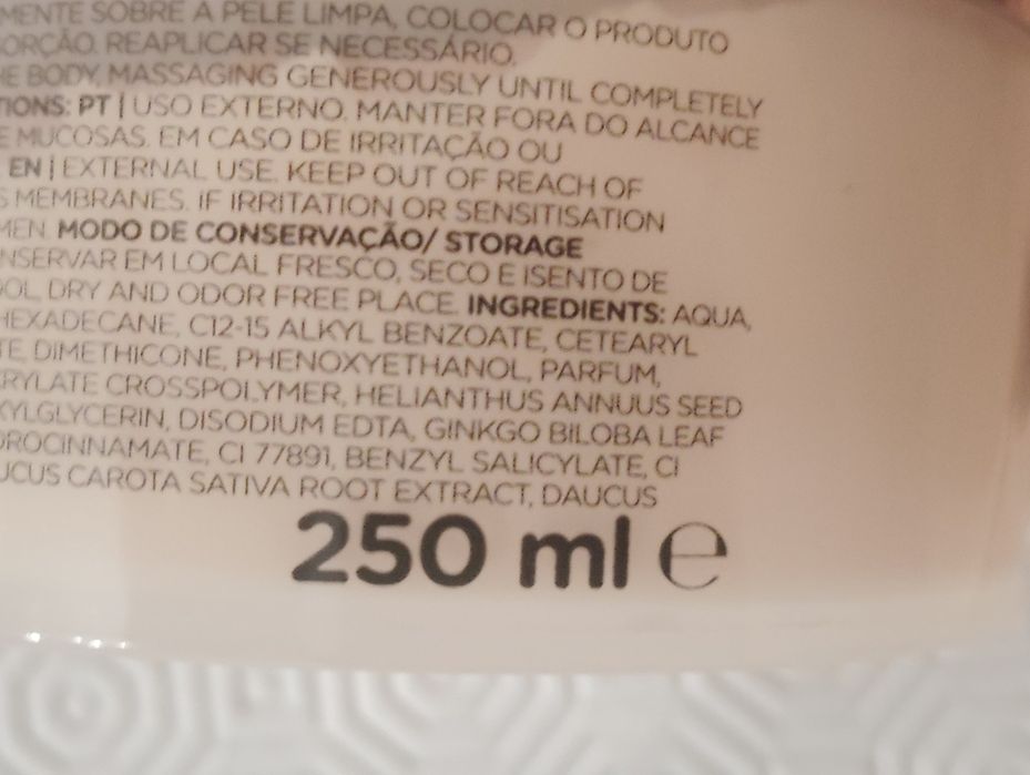 Cremes Para o Corpo Mylabel Novos Selados