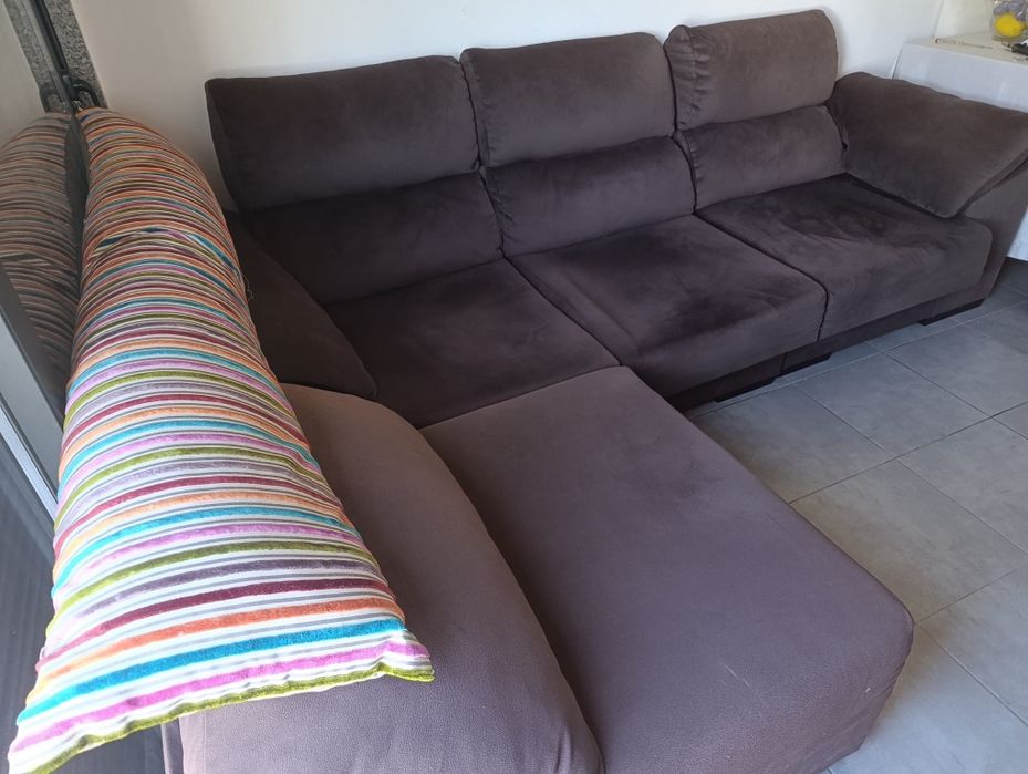 Sofá chaise long removível