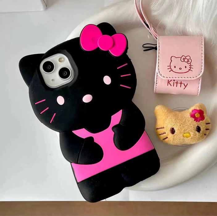чохол hello kitty на Iphone обʼємний