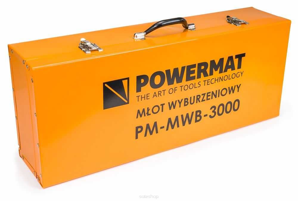 Młot udarowy wyburzeniowy HEX SDS 3000W 45J