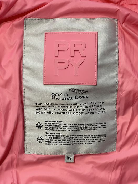 PRPY рожевий жіночий пуховик