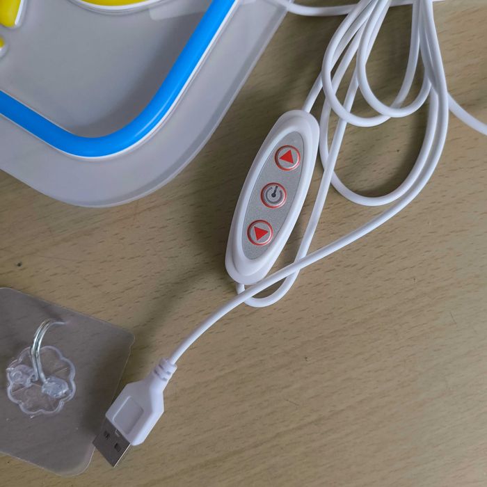 Sinal de Luz Néon Back to 80's Musica Festas