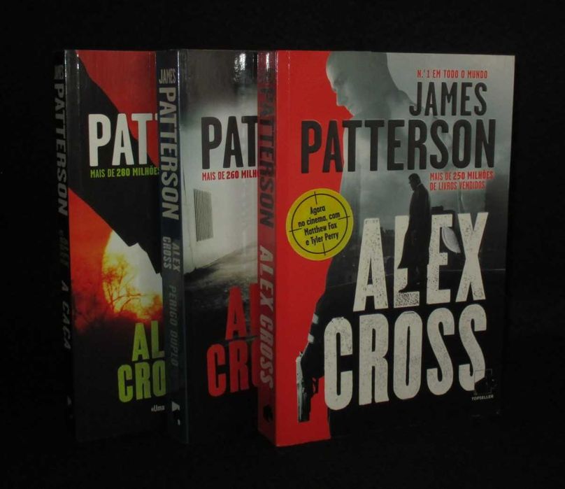 Livros Alex Cross James Patterson 1 a 3