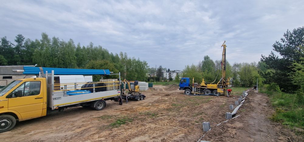 Wiercenie studni. odwierty pod pompe ciepła