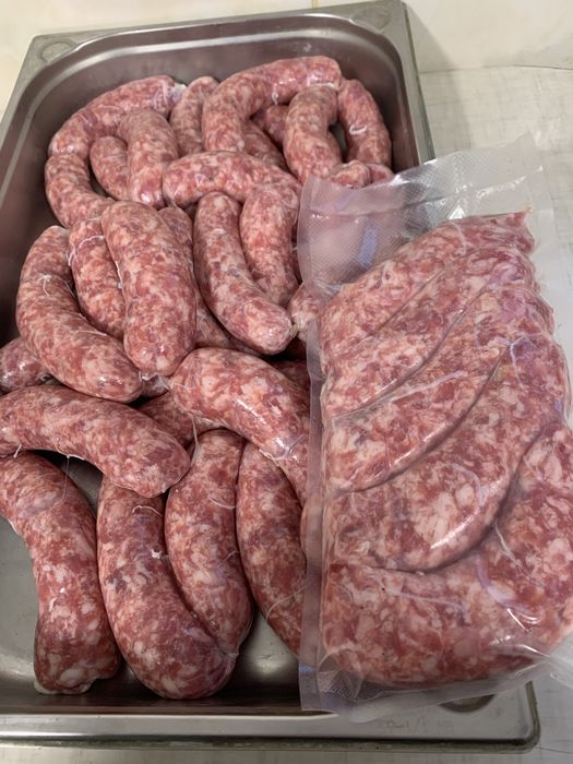 Домашні ковбаси, ковбаски гриль