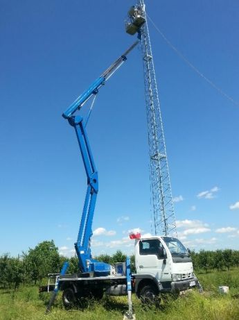 Podnośnik koszowy, zwyżka 20m, wynajem, wycinka drzew