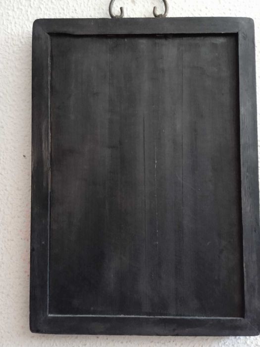 Quadro com placa erótica em cerâmica início do Sec. XX