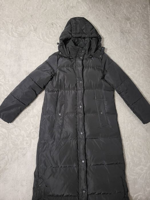 Пуховик Zara S Длинное в пол