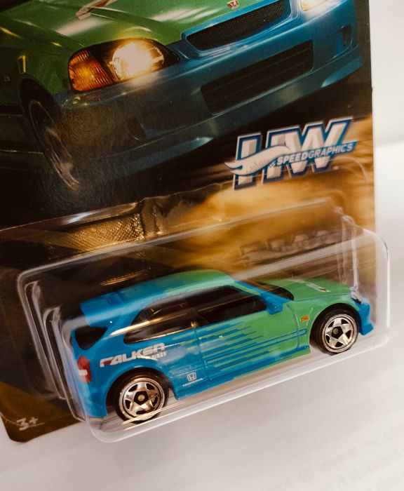 Hot Wheels '99 Honda Civic Type R EK9